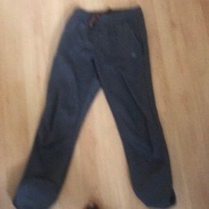 Stretch pants.